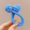 Hair Tie High Ponytail Rubber Bands Knotted Hair Ropes Elastic Head Rope Hair Band  Lady Girl Women