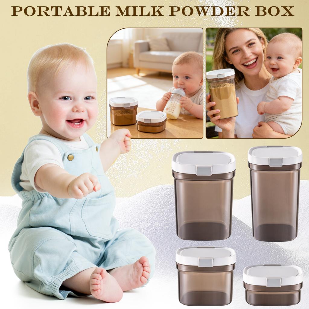 Airtight Storage Container for Powder Food with Moisture Proof Seal and Locking Lid Suitable for Kitchen and Pantry Organization