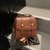 Pu Material Casual Backpack For Women With Durable For Daily Use And Travel