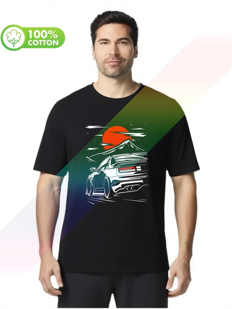 100 cotton round neck heavy weight Unisexs Tshirt Leisure 300zx Z32 Fairlady Z S3XL Tops Tees