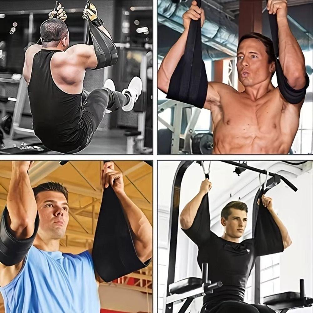 Hanging Leg Raiser Workout Support Belt Suspension Pull Up Ab Straps  Abdominal Muscle
