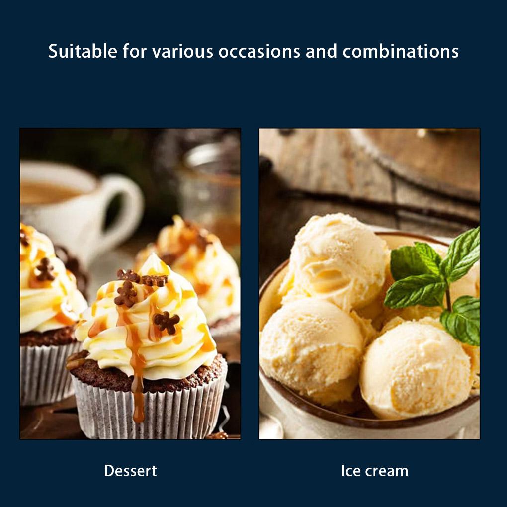 Lingură Desert Tort Agitare Ceai Plat Lingură de Înghețată Tacâmuri Metal Integrate Margine Netedă Mâner Lung Polonice Picnic