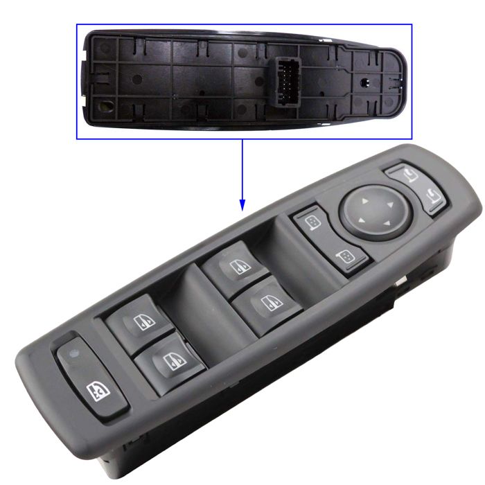 Partsline Interrupteur Platine Bouton de Lève Vitre Avant Gauche pour FLUENCE LAGUNA III - 254000015R 809610006R 809610007R