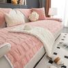 Winter Thickened Shu Cotton Velvet Sofa Cushion Simple Modern Non-Slip Plush Cushion  New Full Cover Wholesale