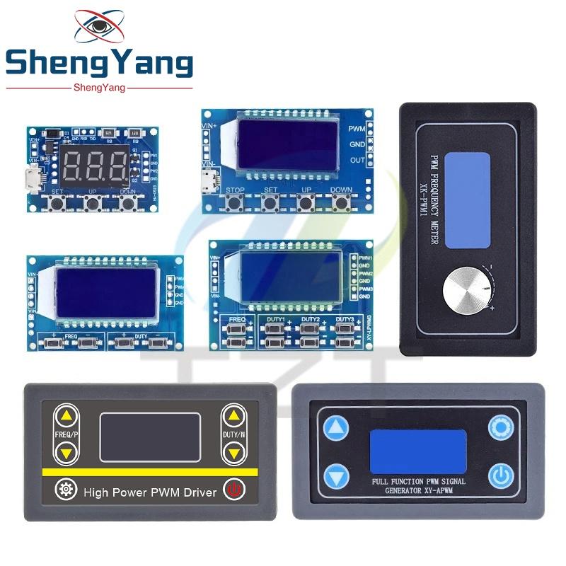 TZT Dual Mode PWM Pulse Frequency Duty Cycle Adjustable Module LCD Display 1Hz-150Khz 3.3V-30V PWM Board Module