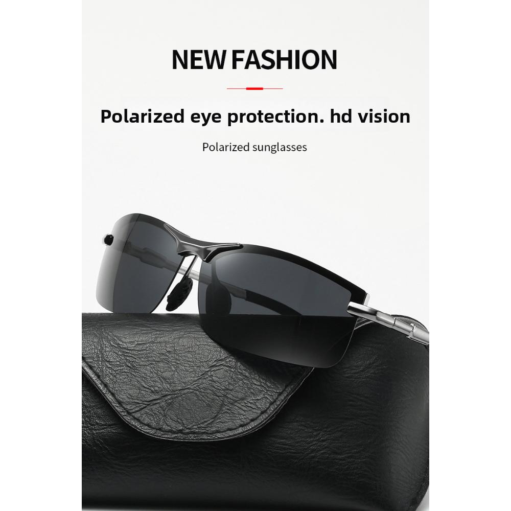 Neuer verbesserter Fahrer Tag und Nacht Blendschutz Fahrbrille polarisierte Nachtsichtbrille Angeluhr Bleichbrille