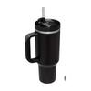 1200ML 304 Stainless Steel Insulated Water Bottle Thermal Coffee Car Cup Cold Hot Mugs Vacuum Flask With Handle Straw For Sport