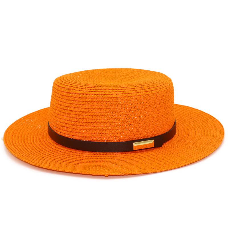 Hot-selling Women's Dome Fashion Top Hat Simple Vacation Beach Sun Protection Hat Versatile Sun Hat Straw Hat
