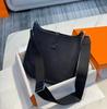 TC vrchní vrstva hovězí kůže voskovaná nit vysoká kvalita Evelyn 29 dutá ramenní crossbody dámská taška lychee vzor měkká kožená taška typu bucket