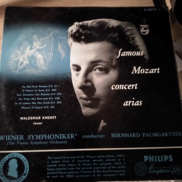 

LP Record BERNHARD PAUMGARTNER WALDEMAR KMEN Mozart Famous Mozart Arias A00197L Philips Netherland Classical Used