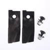 2Pcs Hardened Lawn Mower Blades Bolts 125X45Mm Kit For Masport 200 300 400 500 575 600 Grass Trimmer Garden Tool Parts