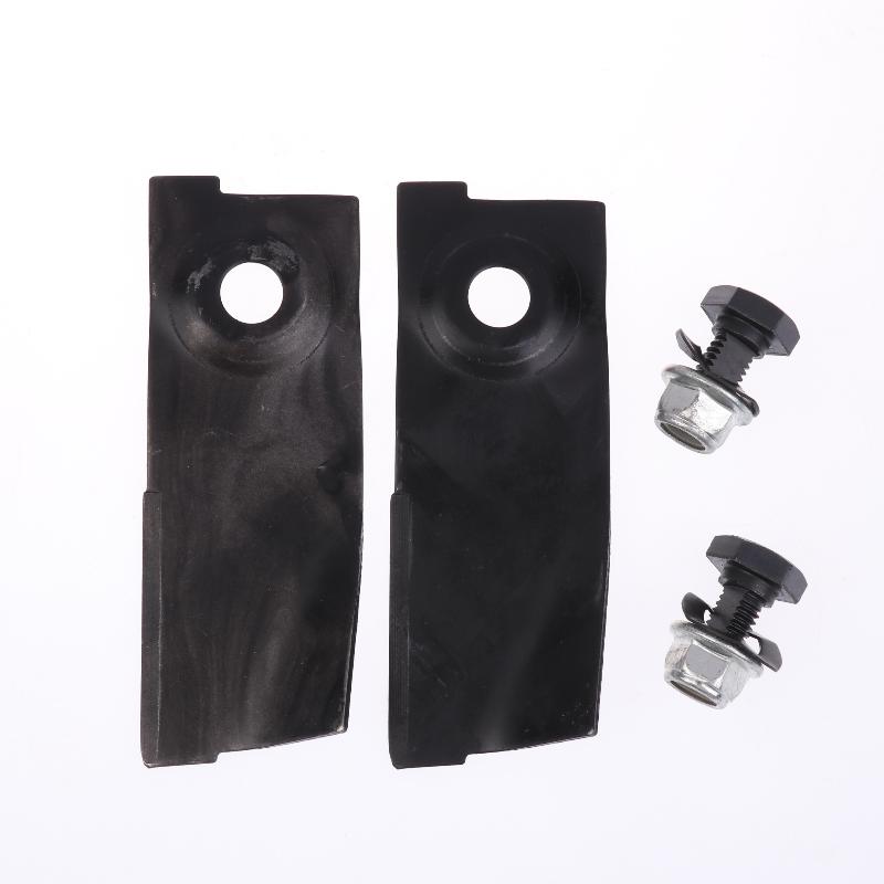 2Pcs Hardened Lawn Mower Blades Bolts 125X45Mm Kit For Masport 200 300 400 500 575 600 Grass Trimmer Garden Tool Parts