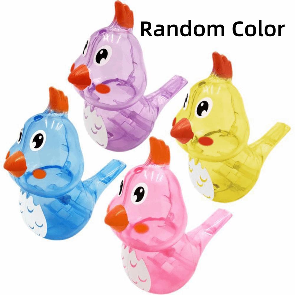 

Multicolor Water Bird Whistle with Lanyard Warble Whistle New Bathtime Musical Toy Children Toy