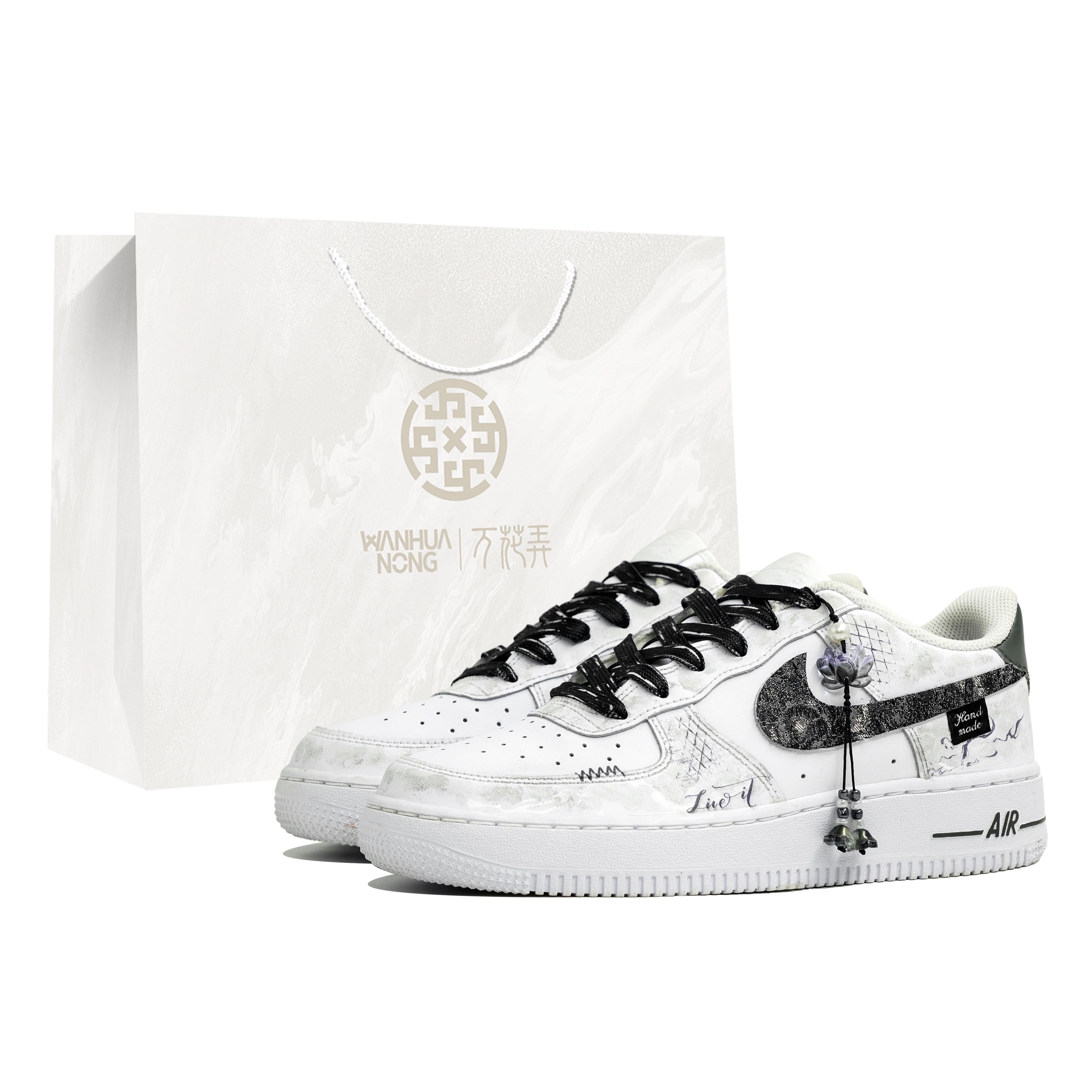 

Nike Air Force 1 Kaleidoscope, Smoky Ink Stationery, Shopping Bag Abrasion Resistant Low top Skateboard Shoes Men s CW2288-111(Team1023-S-BOX) 43