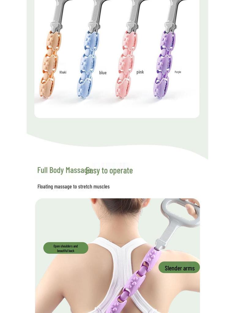 Detachable Ball Roller Back & Neck Massager for Home