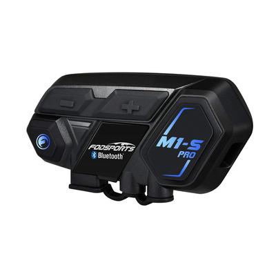 FODSPORTS Motorrad-Intercom M1-S Gleichzeitige Anrufe zwischen 8 Personen, Bluetooth 4.1, Starke Kompatibilität, Multi-Gerät