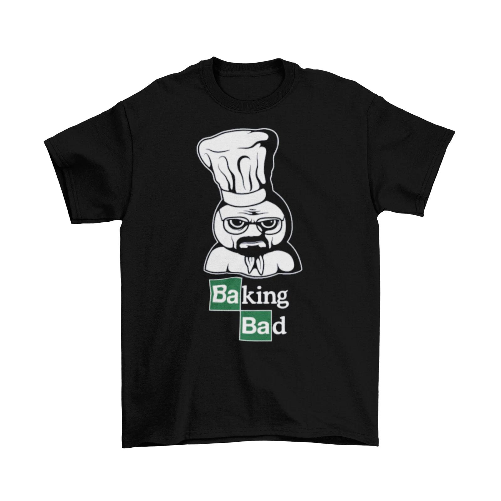 Baking Bad Футболка Breaking Bad Унисекс Смешная Хлопок Взрослый Хейзенберг Уолтер Новая S