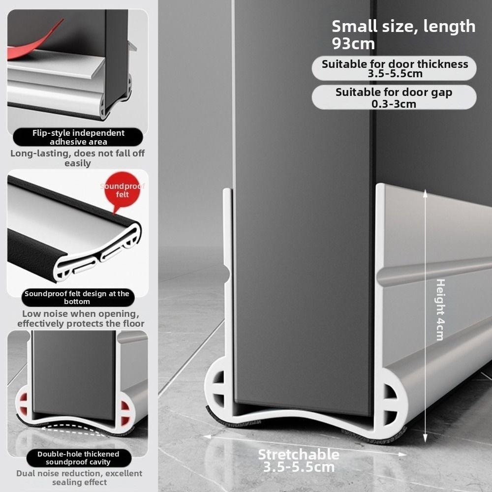 Уплотнитель для двери из ПВХ, Порог-щетка для двери, Звукоизоляционная погодозащитная лента, Уплотнитель двери, Ветрозащитный барьер, Заполнитель щели под дверью, Нижняя часть двери