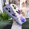 Purple Butterfly Phone Case For Xiaomi Redmi Note 14 13 12 12S 11 11S 10 10S Pro Plus 15 15C 14C 4G 5G Silicone Cover