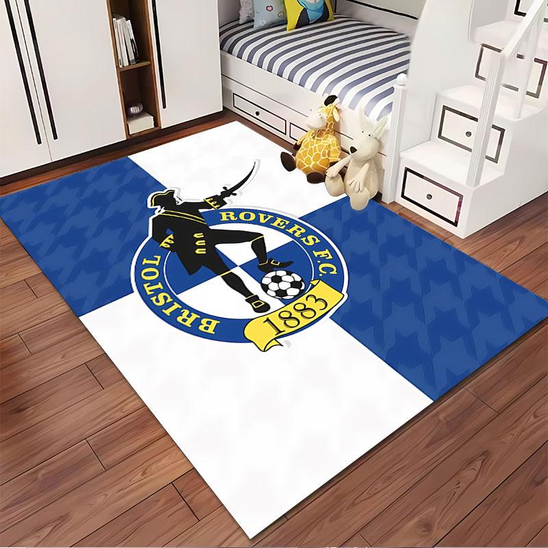 Bristol Rovers FC Logo Carpet suitable as a non-slip mat for the living room or bedroom sofa