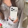 Magnetic Powder Blue & White Polka Dot iPhone 14/13 Compatible ProMax Case with Round Edges