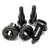 120 Pcs Car Door Panel Mixed Size Fastener Clip +50 Pcs Wrap Cable Fixed Clamp