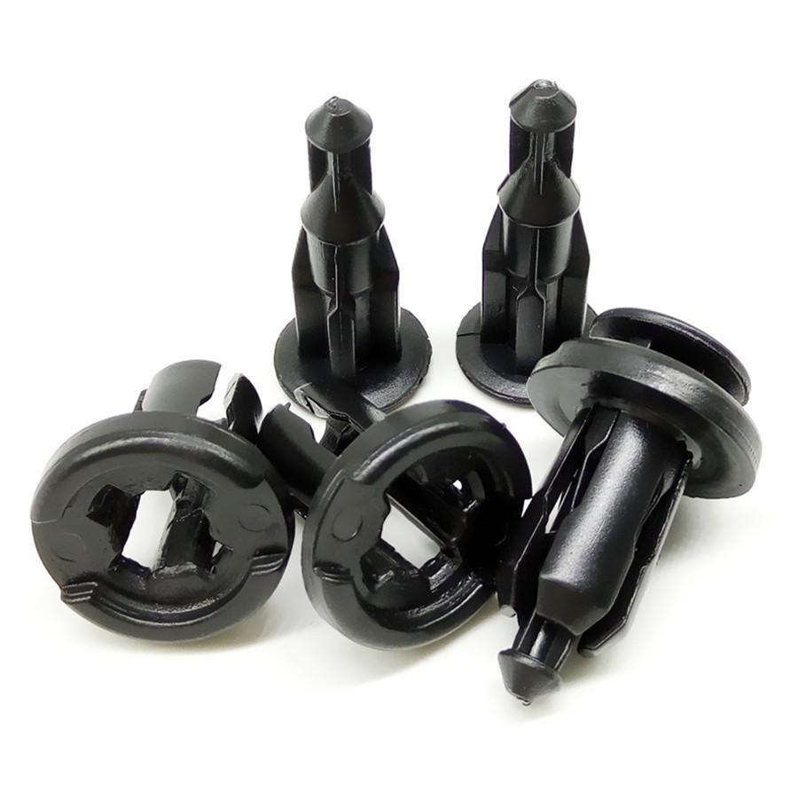 120 Pcs Car Door Panel Mixed Size Fastener Clip +50 Pcs Wrap Cable Fixed Clamp