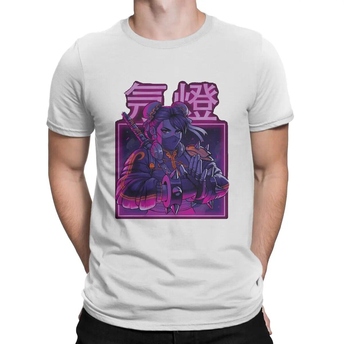 

Футболка унисекс Street Fighter Чун Ли Неоновая весенняя модная футболка Harajuku Уличная одежда Новый тренд 3XL