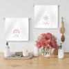 Boho Rainbow Kids Hand Towels Set of 2 - Kids Bathroom Decor Hand Towels, You are My Sunshine Dish Tea Towel for Nursery Kitchen Bathroom, Rainbow