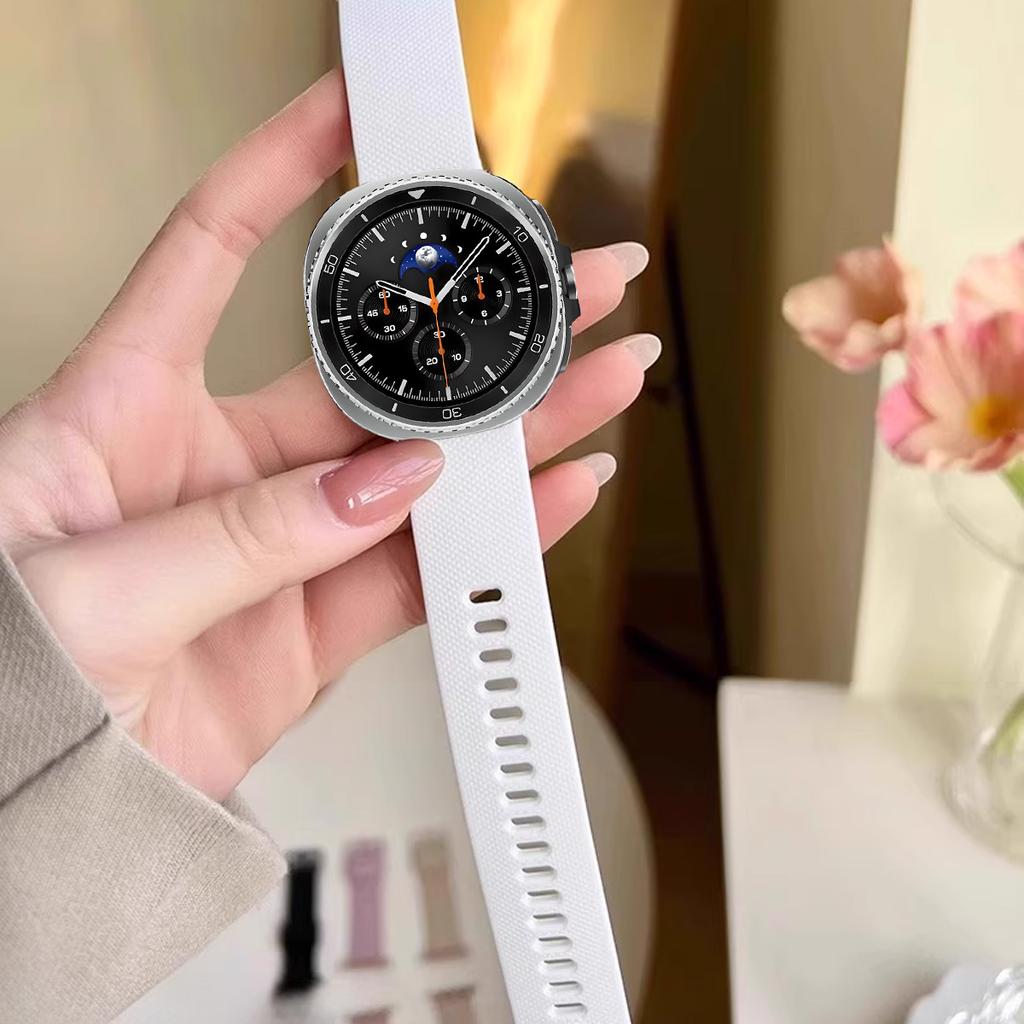 Magnetisches Silikonarmband für Samsung Galaxy Watch 8 40 44mm Sportarmband für Galaxy 8 Classic 46mm Ohne Lücken Smartwatch-Armband