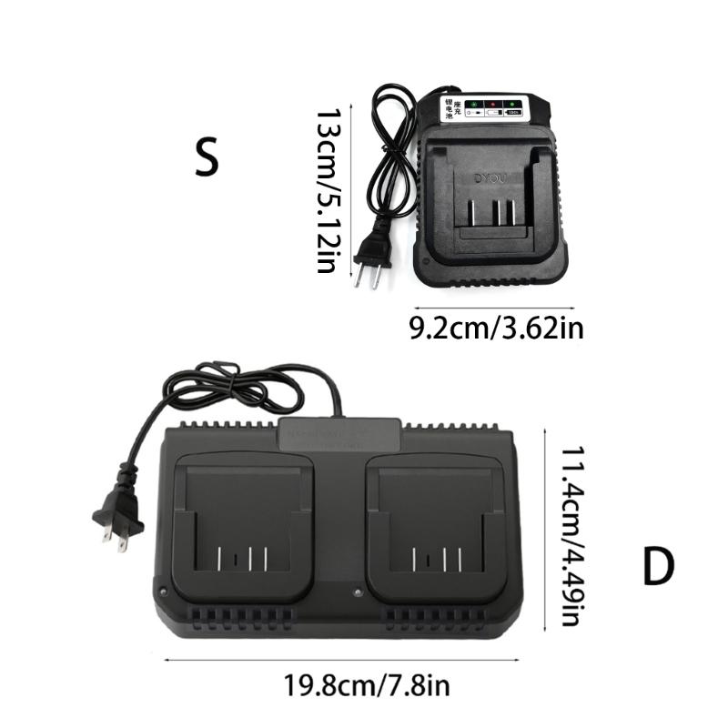 Upgraded For 20V Electric Drill Electric Wrench Angle Grinder Charger Electric Tool Battery Charging Adapter Replacement