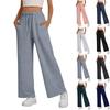 Damskie spodnie sportowe z szerokimi nogawkami, luźne spodnie codzienne z prostymi nogawkami, sportowe spodnie do joggingu