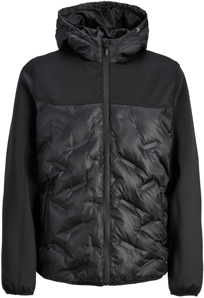 Зимняя куртка Jack & Jones Jjetoby Puffer Hood Pls (12243520) black