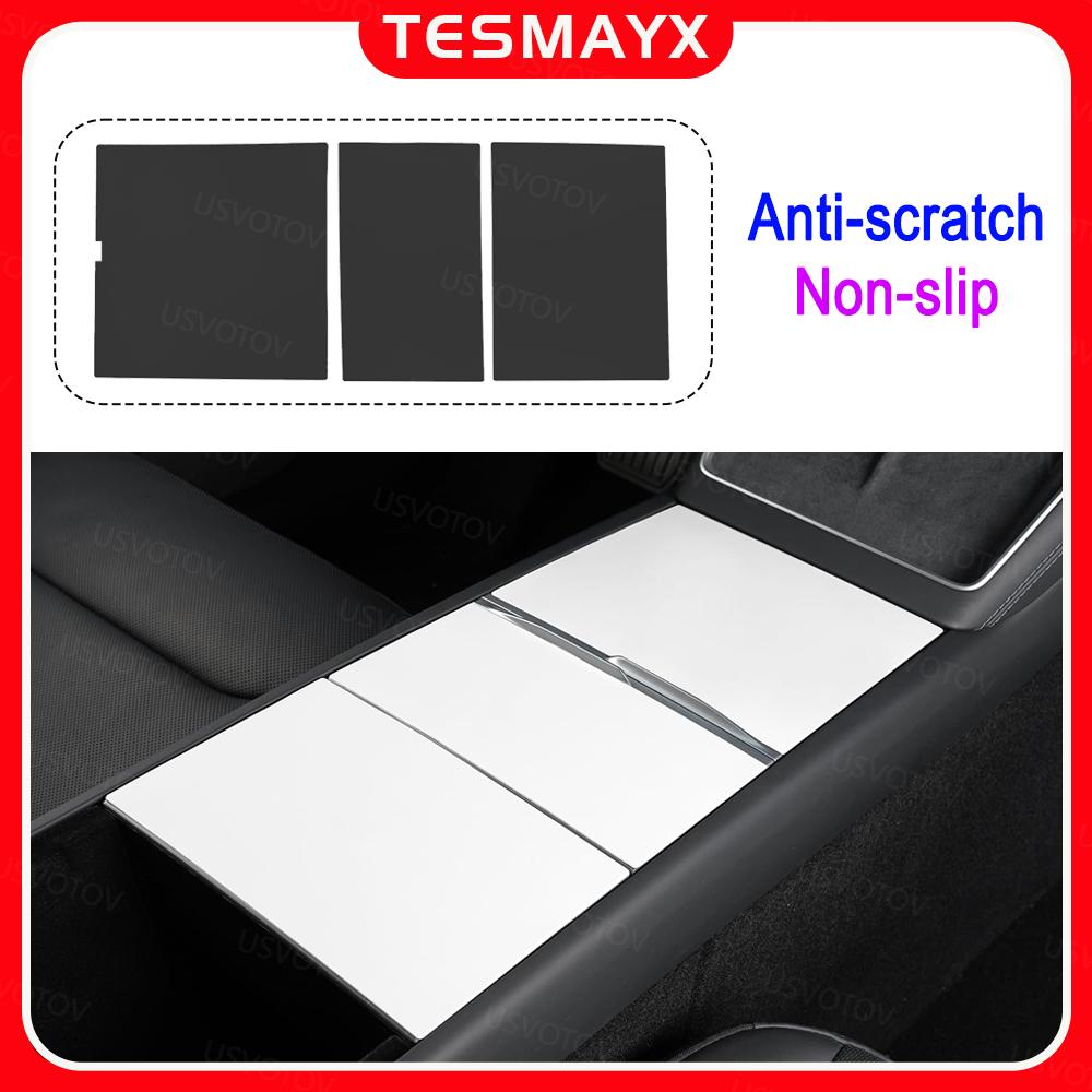 For 2025 2026 Tesla Model 3 Y YL Center Console Wrap Central Control Panel Cover Protector Accessories Electrostatic Adsorption