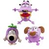 Courage Eggplant Plush Toy Soft Stuffed Purple Cowardly Dog Doll Comforting Gift For Anime Fans Collectors Home Decor