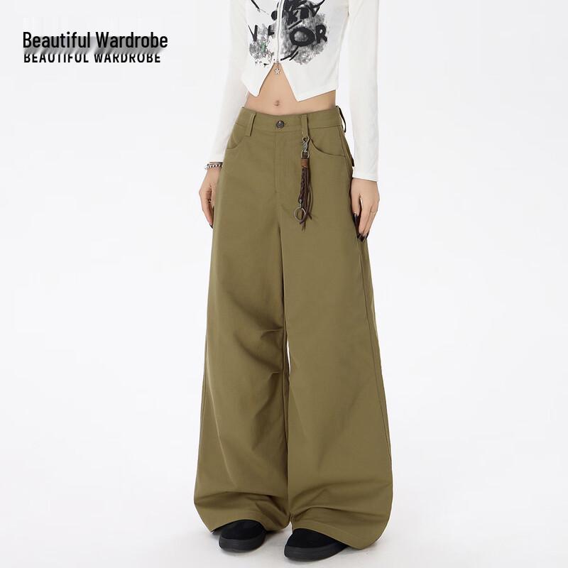 Women's Loose Fit High-Waist Wide-Leg Casual Pants