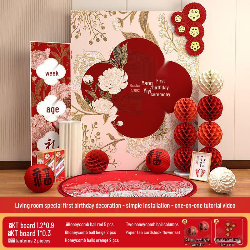 

First Birthday Decoration Set: Baby Rabbit Theme for Boys & Girls