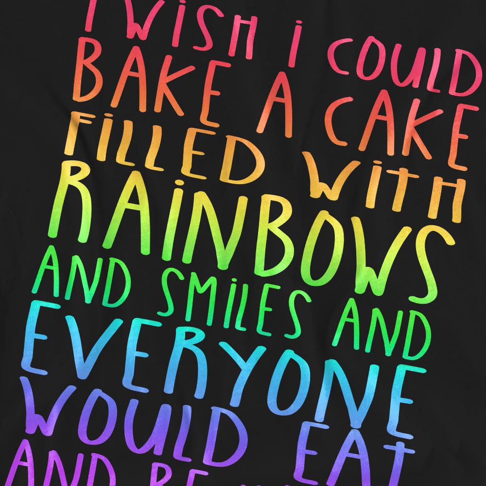 Mean Girls Unisex Adult Rainbows And Cake T-Shirt