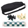PVC Portable Chess Travel Portable Folding Chess Sets for Indoor Outdoor Play Relaxation