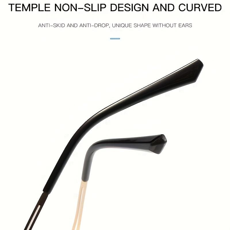 1pcs Latest high-end hollow frame simple men and women's same fashionable design color change anti-blue light glasses