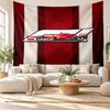 F1 Wandteppich, Weiches Stoff Wandbehang, Dekorative Kulisse Für Schlafzimmer Heim Wandkunst