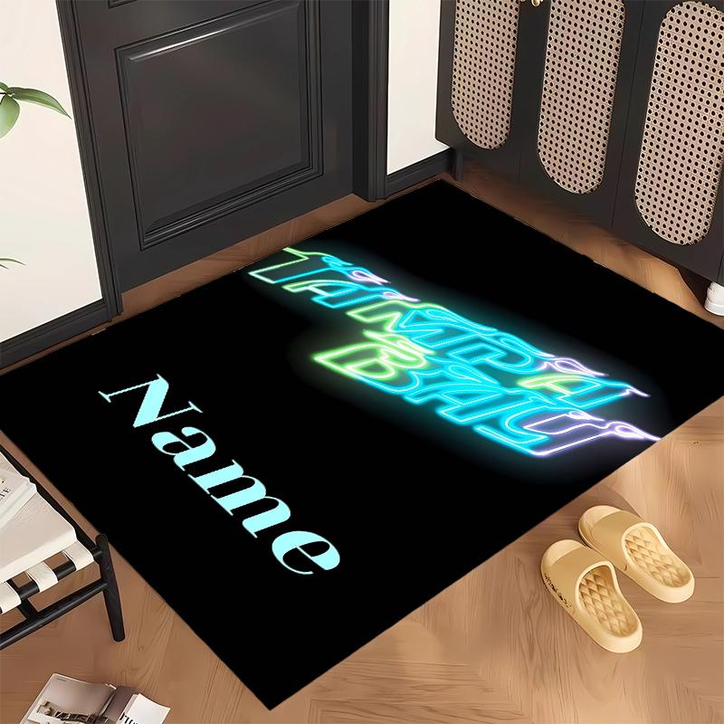 Tampa Bay Rays (1) Personalized name Office Carpet Stylish Decor for Living Room Bedroom Kitchen