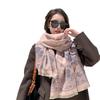 New Travel Prairie Scarf for Women In Autumn and Winter Chinese Style Shawl  Fashionable and Versatile Imitation Cashmere Scarf