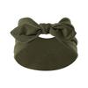 Sweat-Wicking Elastic Bunny Ear Hairband Bohemian Style Knotted Bunny Ears Wide Headband Ultra Wide Workout Turban Workout
