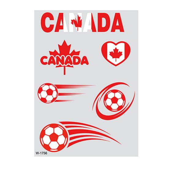 Glow Soccer Tattoos Waterproof Stickers Football Temporary Freckle Fan A