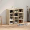 Shoe Cabinet in Sonoma Oak 77.5 x 30 x 67 cm Particleboard