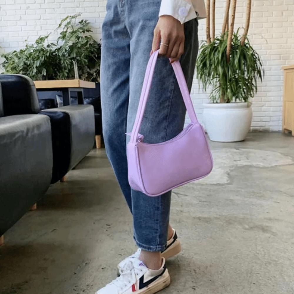 Top Handle Retro Forearm Bag Underarm Style Western Style Bag Clutch PU Leather Bag  Casual Wear