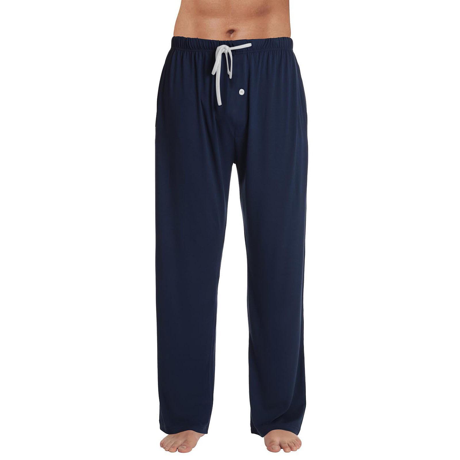 

Мужские домашние брюки с принтом Allover, пижамные брюки для сна, длинные брюки, пижамные брюки, брюки для йоги S тёмно-синий