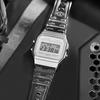 Casio Vintage Series Square 50M Waterproof Quartz Movement Stainless Steel Strap Watch Men watches White B640WDG-7