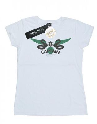 Womens/Ladies Slytherin Captain Cotton T-Shirt